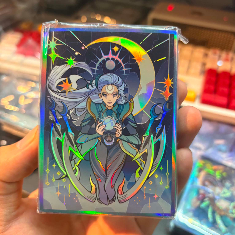 Bọc Bài Riftbound Sleeve Foil Hình Nhân Vật Leguage of Legend, LoL (Akali, Diana,...)