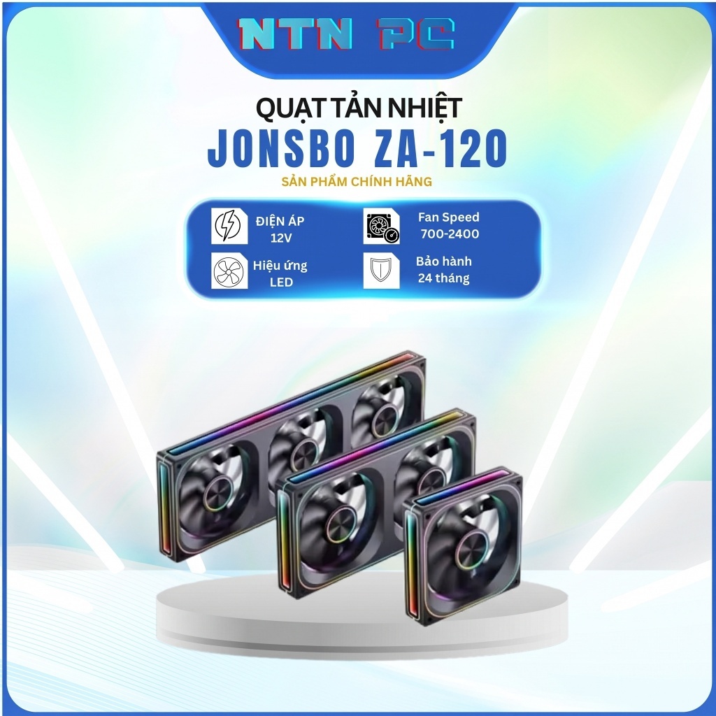 FAN CASE - QUẠT TẢN NHIỆT JONSBO ZA-120