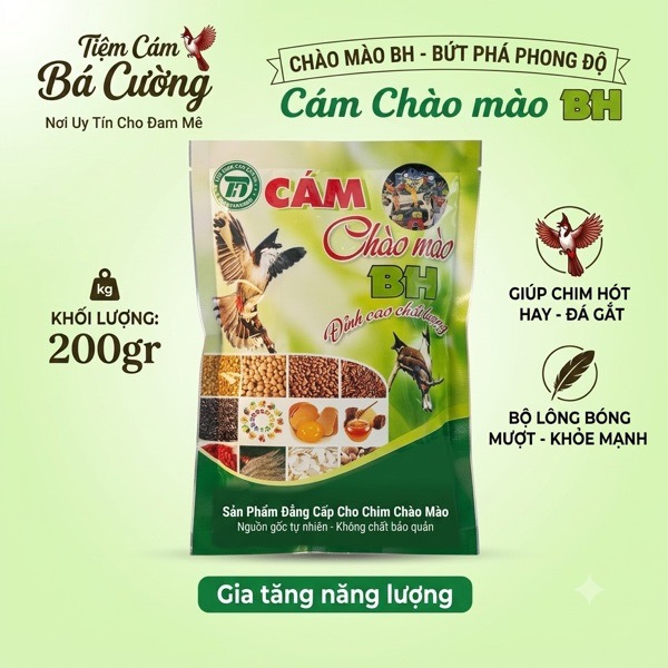 Cám Chào Mào BH - Số 1 - Số 2 - 3in1 - Gói 200gr