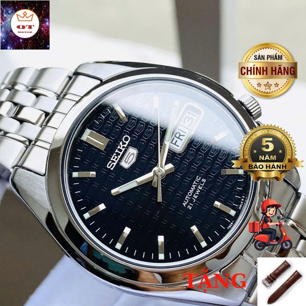 Đồng Hồ Nam SEIKO 5 SNK357K1 Chính Hãng Tặng Dây Da Cao Cấp