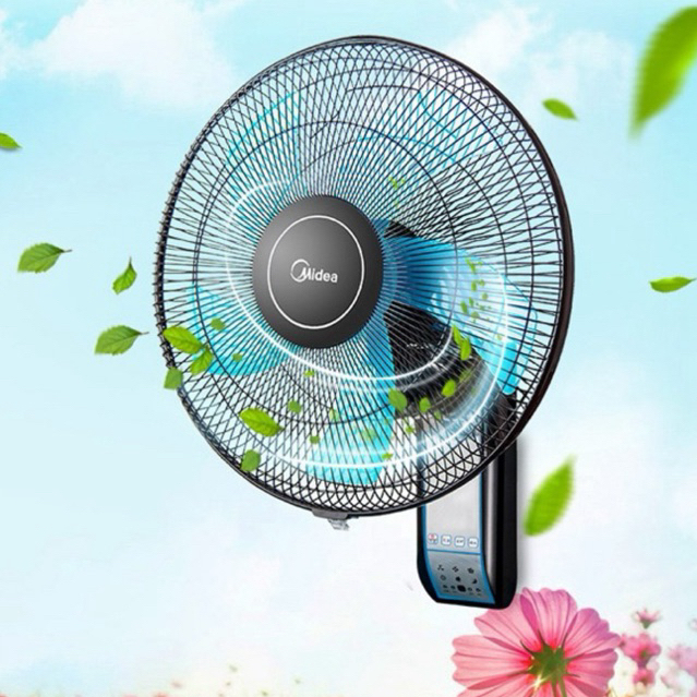 Quạt Midea Treo Tường 60W – Cánh 40cm, Motor Đồng, Vận Hành Êm, Bền Bỉ