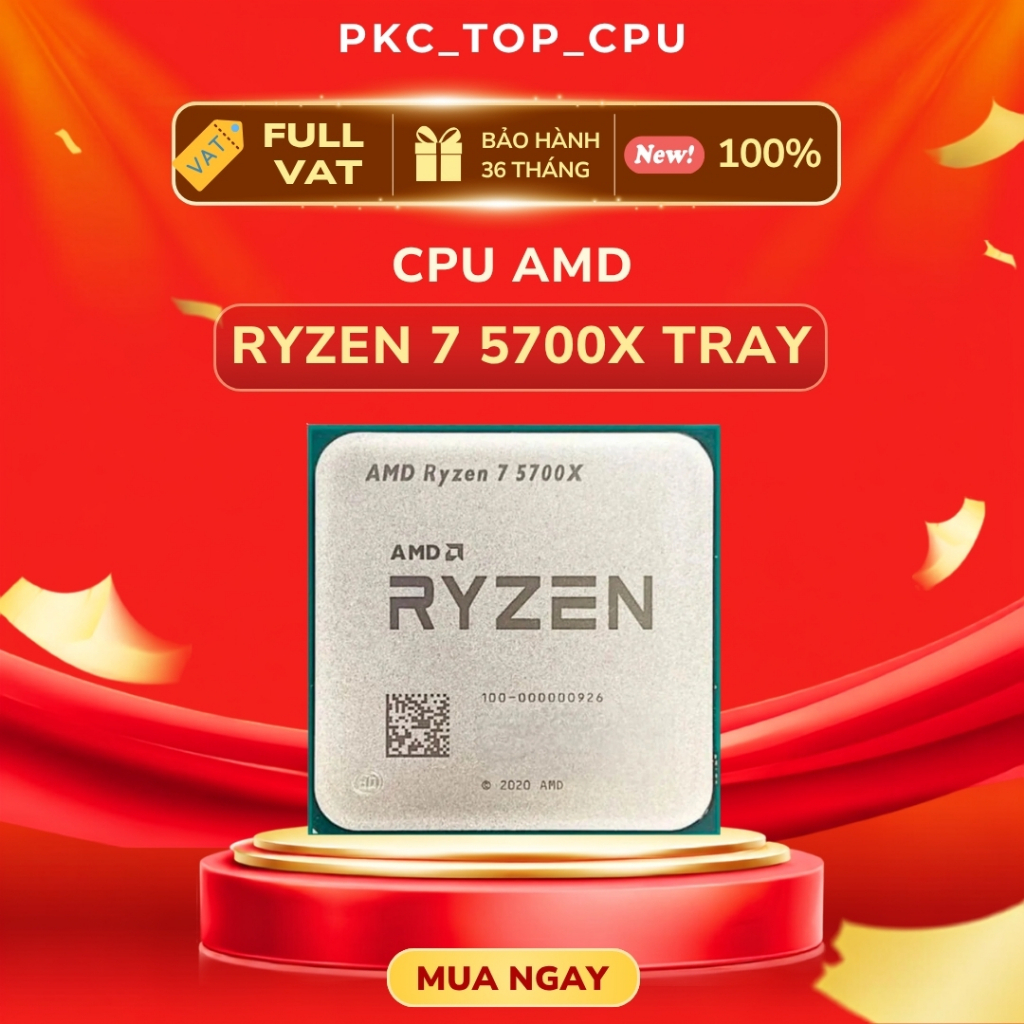 ( Tray ) ( Full VAT ) Bộ vi xử lý - CPU AMD Ryzen 7 5700X