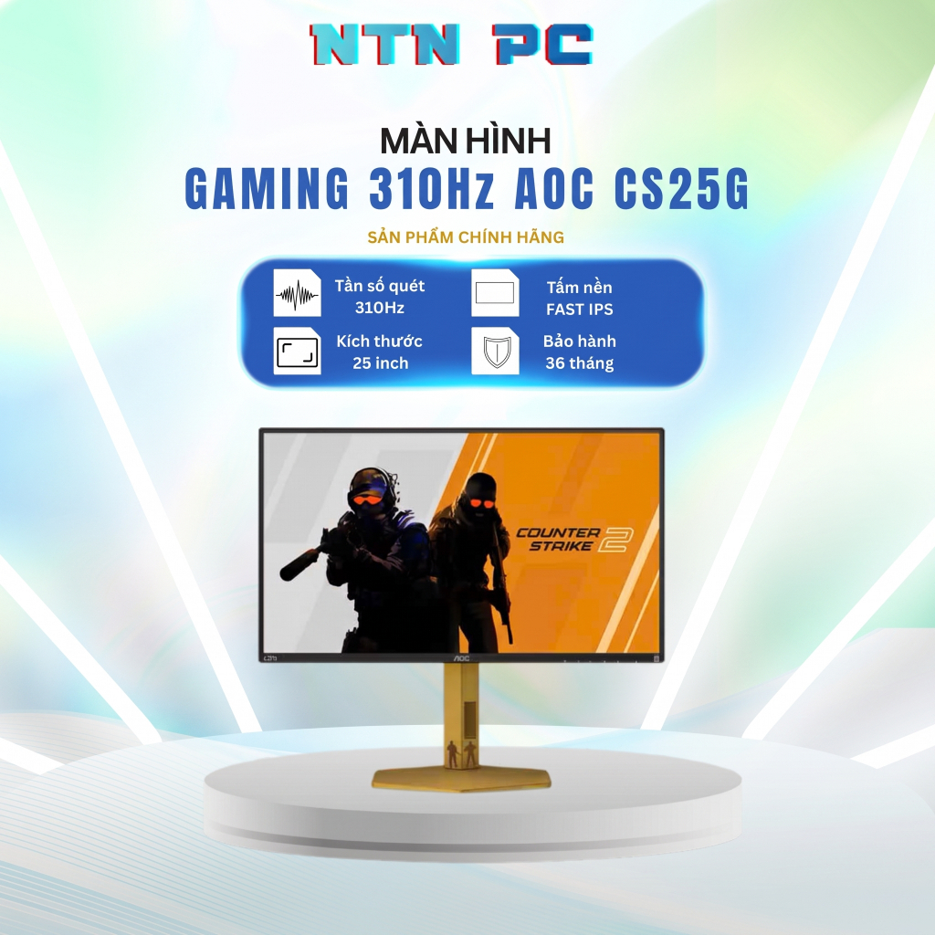 MÀN HÌNH GAMING 310Hz AOC CS25G