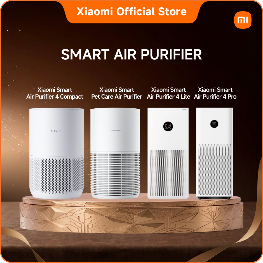 Máy lọc không khí Xiaomi 4 Series Mi Air Purifier Gen 4 / 4 Lite / 4 Pro / 4 Compact | Lọc sạch bụi 