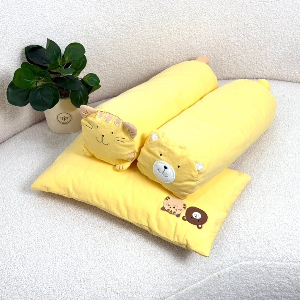 SET GỐI GẤU ( CÓ VỎ LẺ ) HIKOSEN CARA