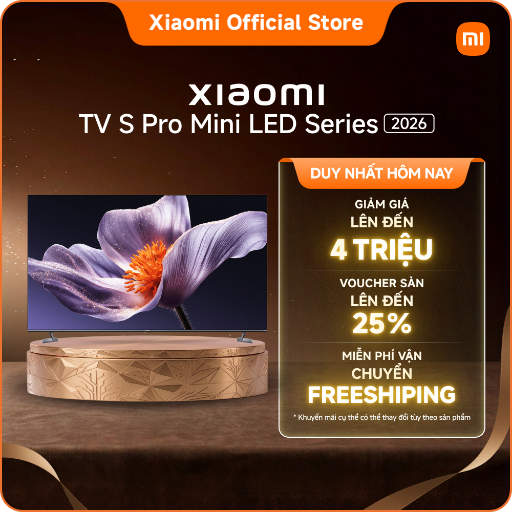 Xiaomi TV S Pro Mini LED 55"/65"/75" | Bảo hành 2 năm｜Tần số quét 144Hz giúp hiển thị hình ảnh mượt 