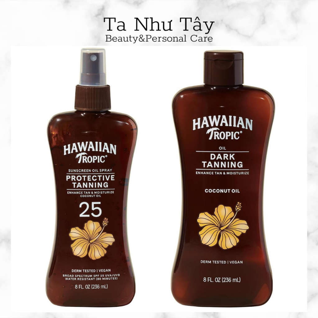 Dầu Tắm Nắng Hawaiian Tropic Tanning Oil