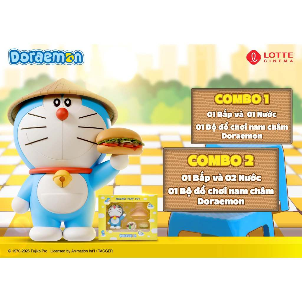 [LOTTE x DORAEMON] BỘ ĐỒ CHƠI NAM CHÂM