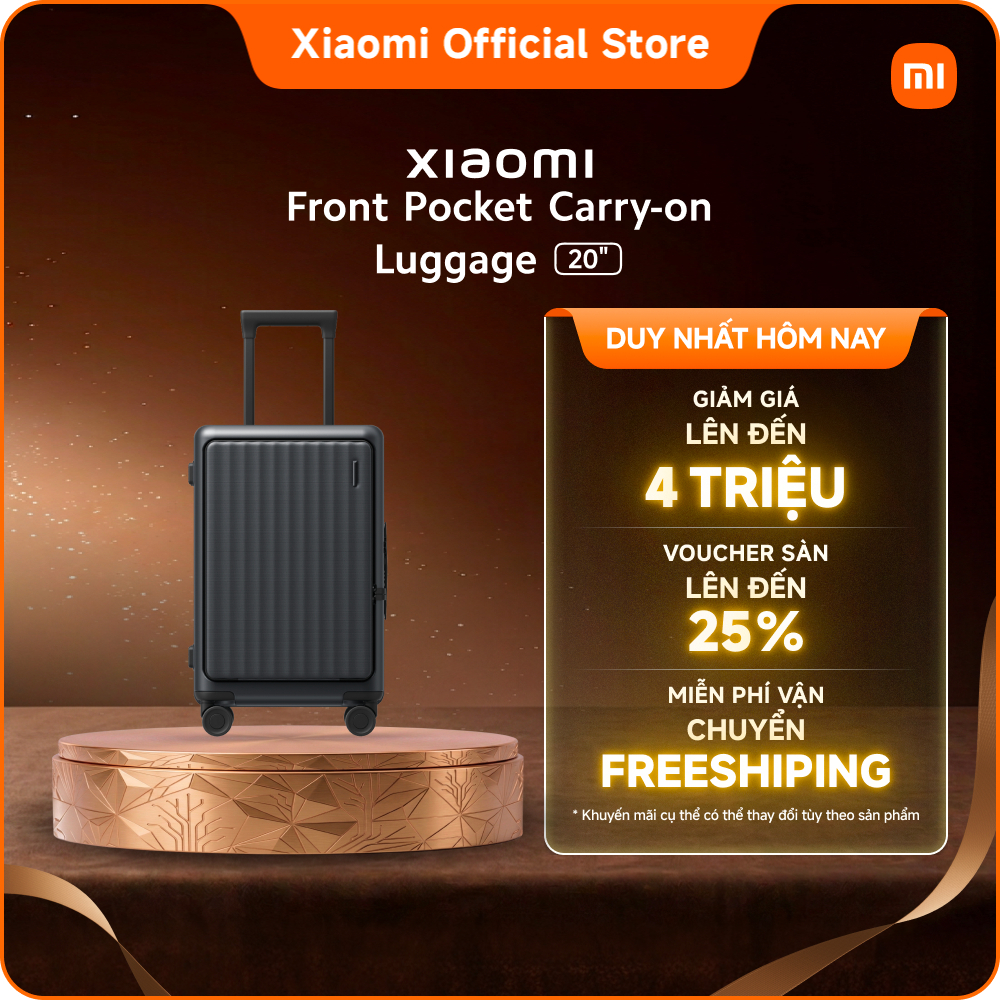 Vali xách tay có ngăn trước Xiaomi Front Pocket Carry-on Luggage