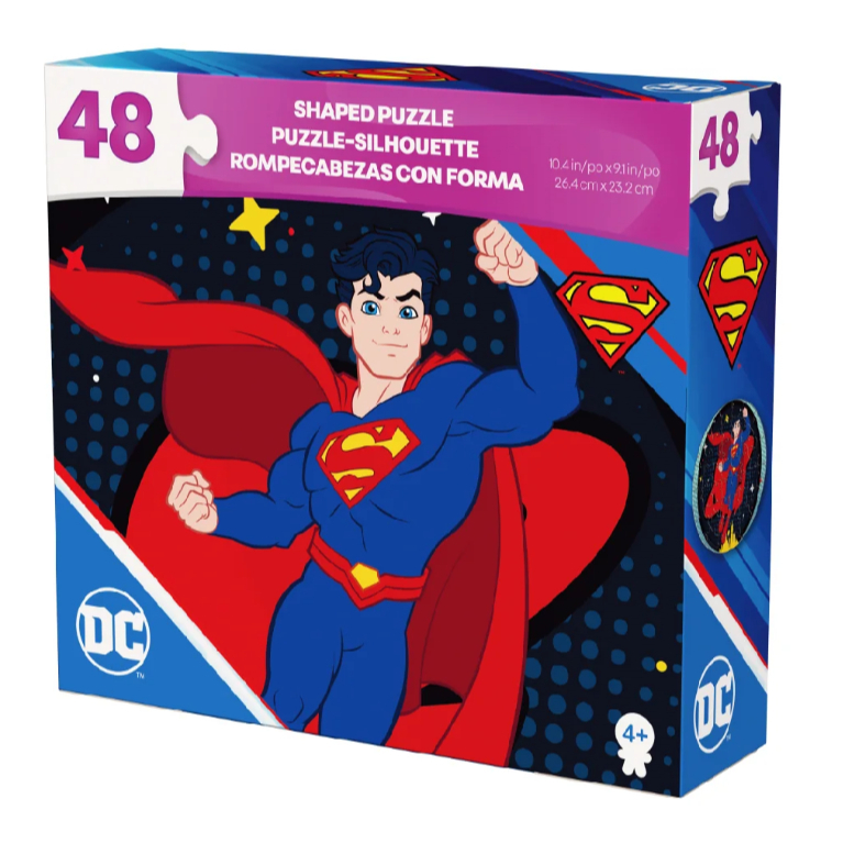 Tranh ghép hình Puzzle 48 mảnh cho bé 4+ – Shaped Puzzle Superman / Paw Patrol