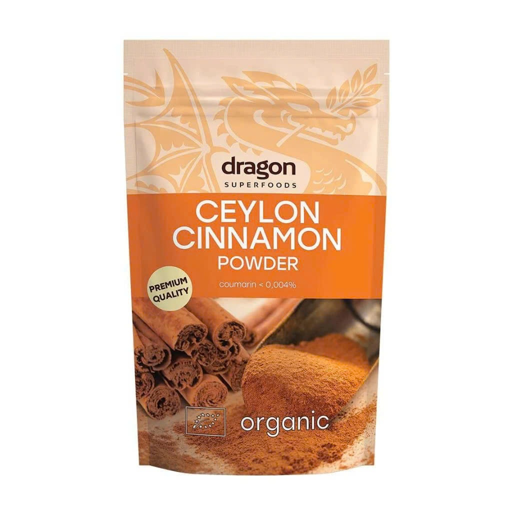 Bột Quế Ceylon Hữu Cơ DRAGON SUPERFOODS - Organic Ceylon Cinnamon Powder 150g