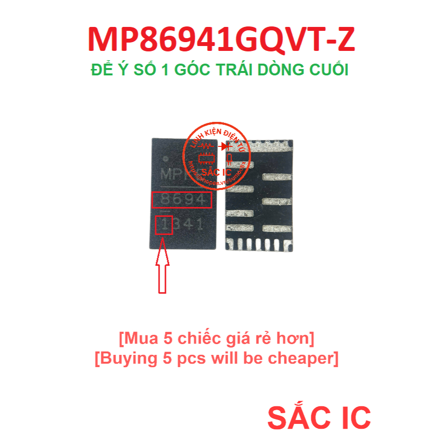 [MP73] MP86941GQVT-Z MP86941 MP8694 8694 86941 MPKF MPKJ MPK ic  nguồn trên bo mạch - Mới nguyên bản