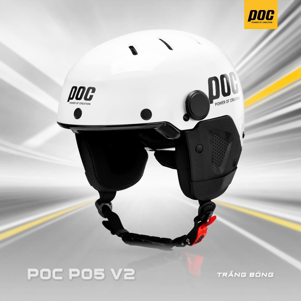 POC Mới Nón Bảo Hiểm Poc P05 V2 Nón Nhẹ (Kèm Ốp Tai)