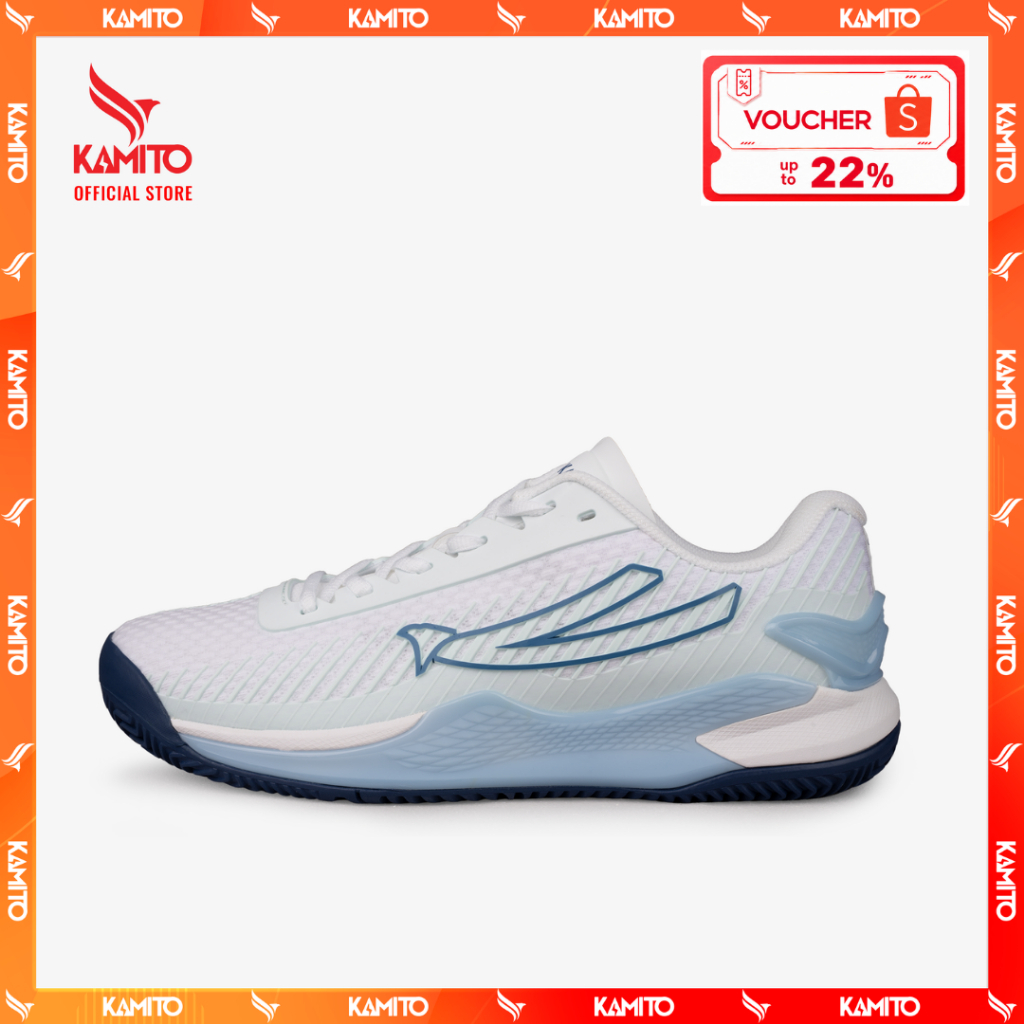 Giày Pickleball Kamito Voltage Pro, đệm đàn hồi giảm chấn tốt, thoáng khí, đế bám sân, giày thể thao