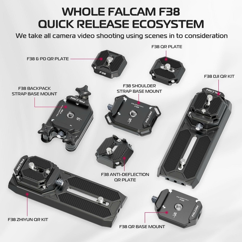 Bộ Thao Tác Nhanh, Tháp Lắp Nhanh Cho Máy Ảnh - Falcam F38 Quick Release System