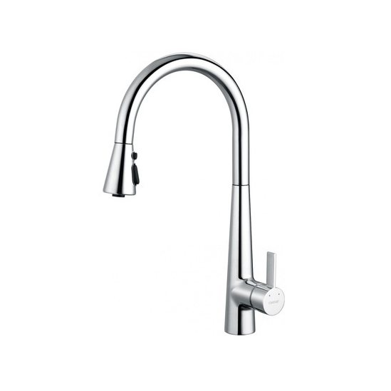 Vòi rửa bát rút dây nóng lạnh 2 đường nước Caesar K905C Cam kết chính hãng