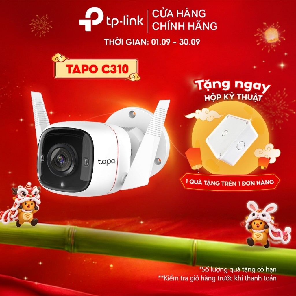 Camera An Ninh Ngoài Trời TP-Link Tapo C310 / C320WS / C120 | Độ Phân Giải 2K, Nhìn Đêm, Chống Nước