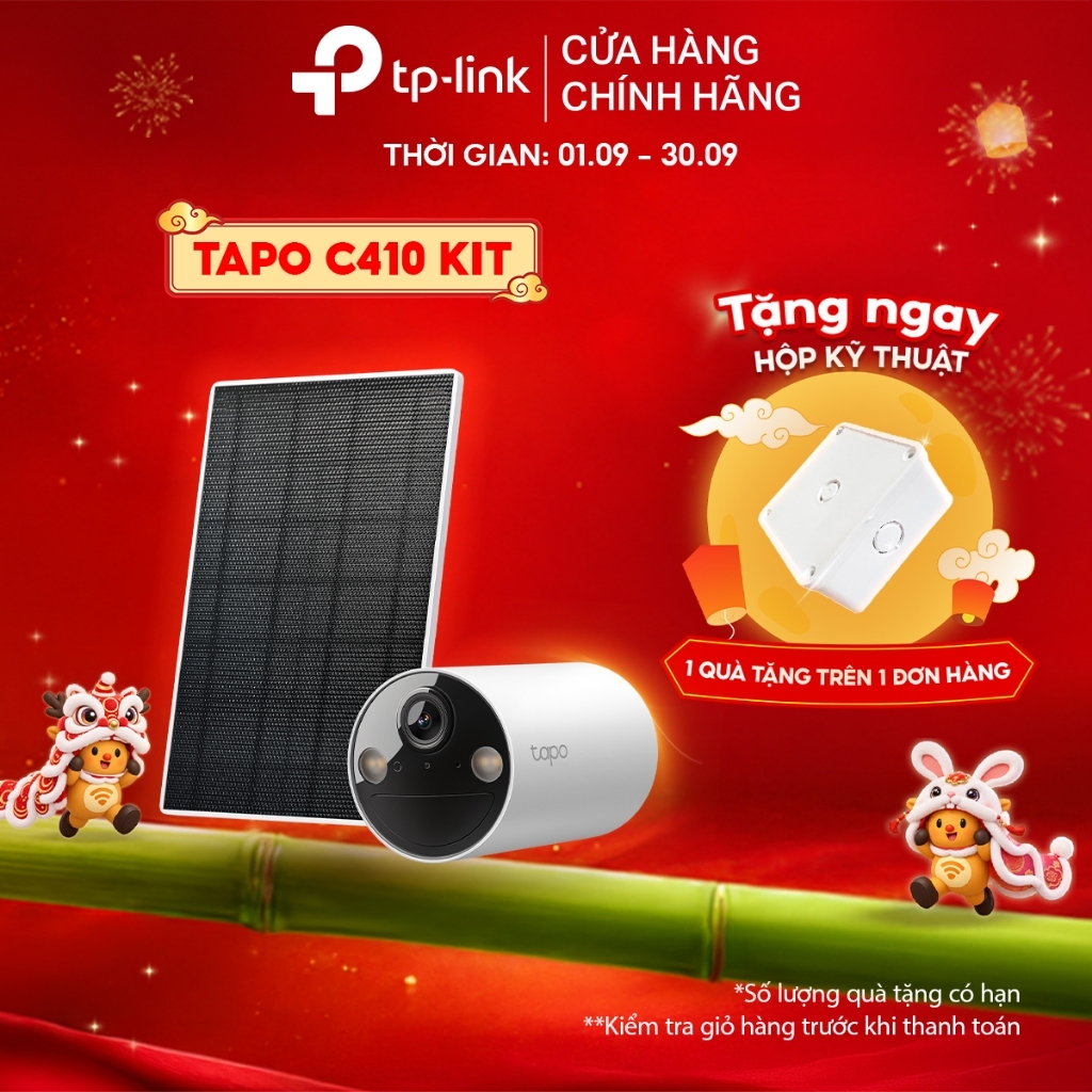 Camera WiFi Ngoài Trời TP-Link Tapo C410 / C410 KIT / C425 / Tapo C425 KIT Chống Nước 2K QHD Dùng Nă