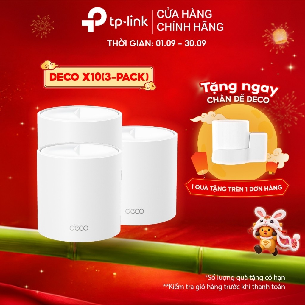 Bộ Phát Wifi Mesh TP-Link Deco X10 Wifi 6 AX 1.5Gbps
