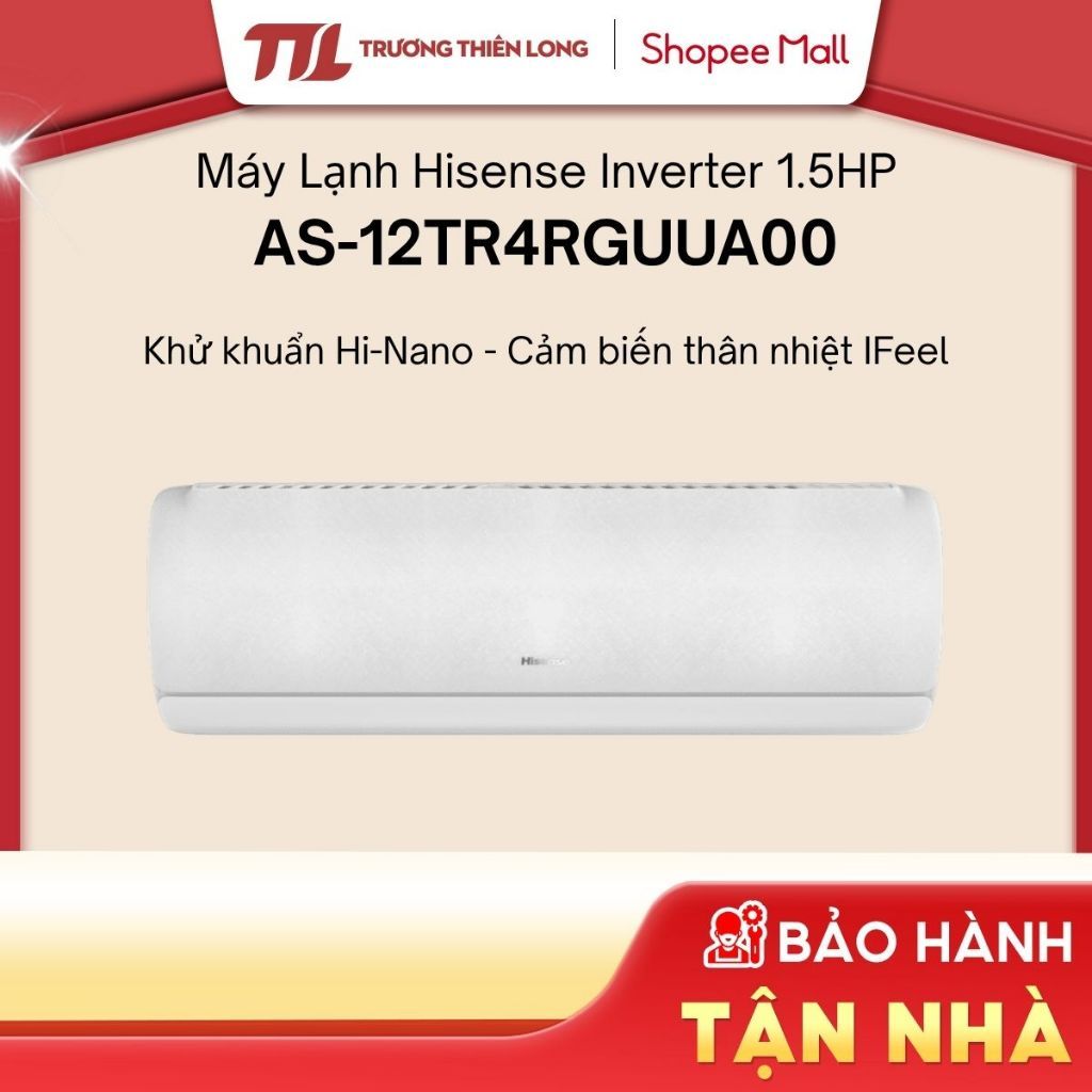 AS-10TR4RGUUA00 (1HP) | AS-12TR4RGUUA00 (1.5HP) - Máy Lạnh Inverter Hisense Hi-Nano [FREESHIP HCM]