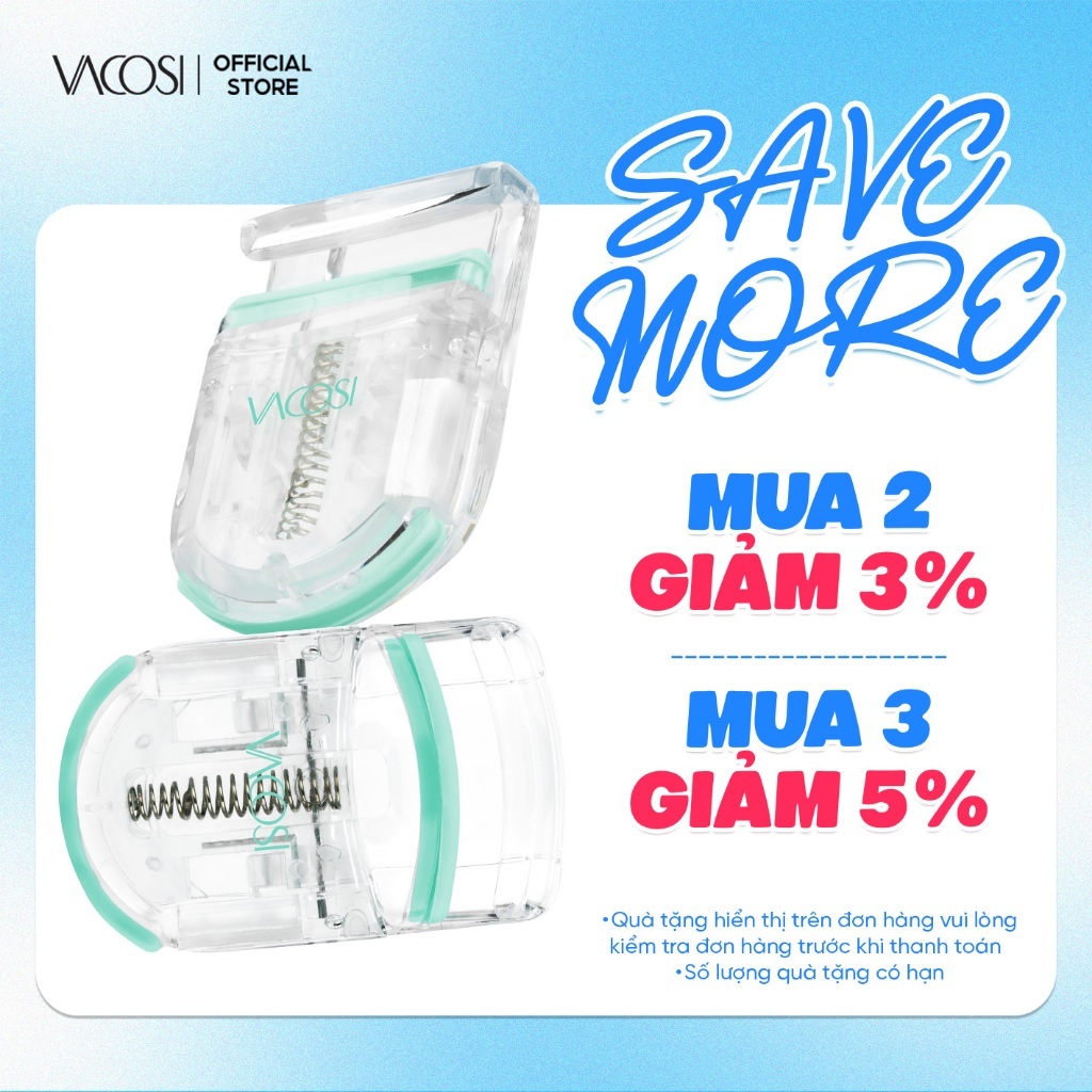 Bấm mi mini bỏ túi VACOSI MINI PORTABLE CURLER- BM10
