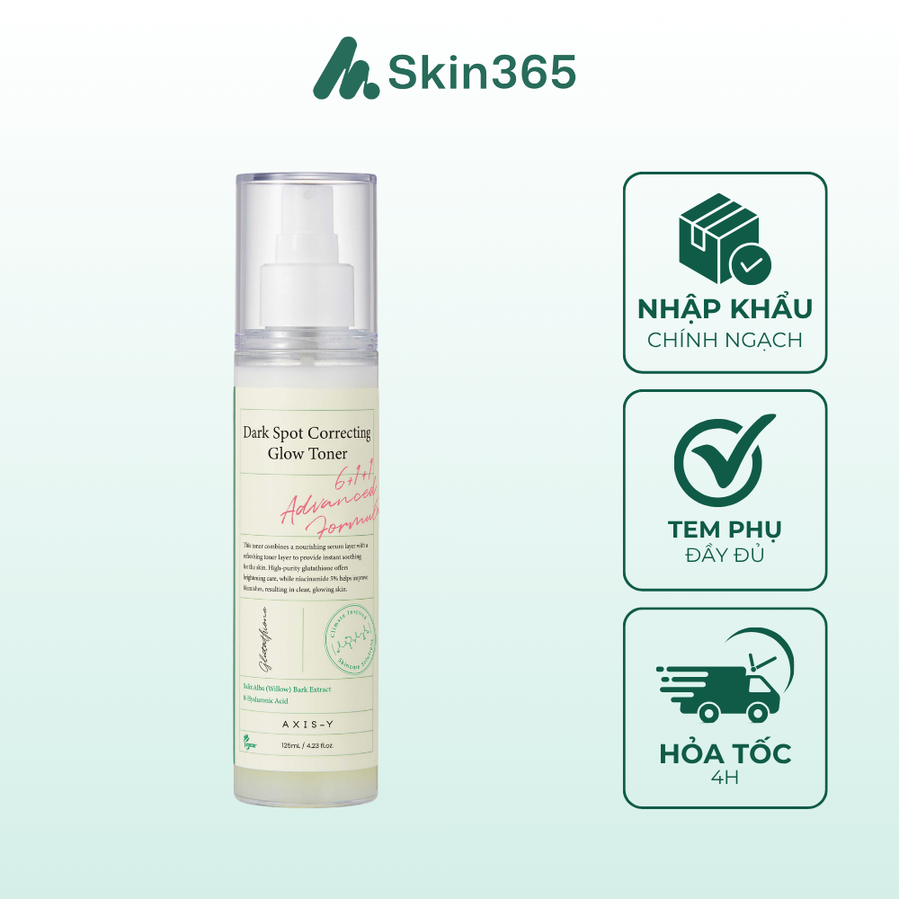 Nước Hoa Hồng AXIS-Y Dark Spot Correcting Glow Toner 125mL