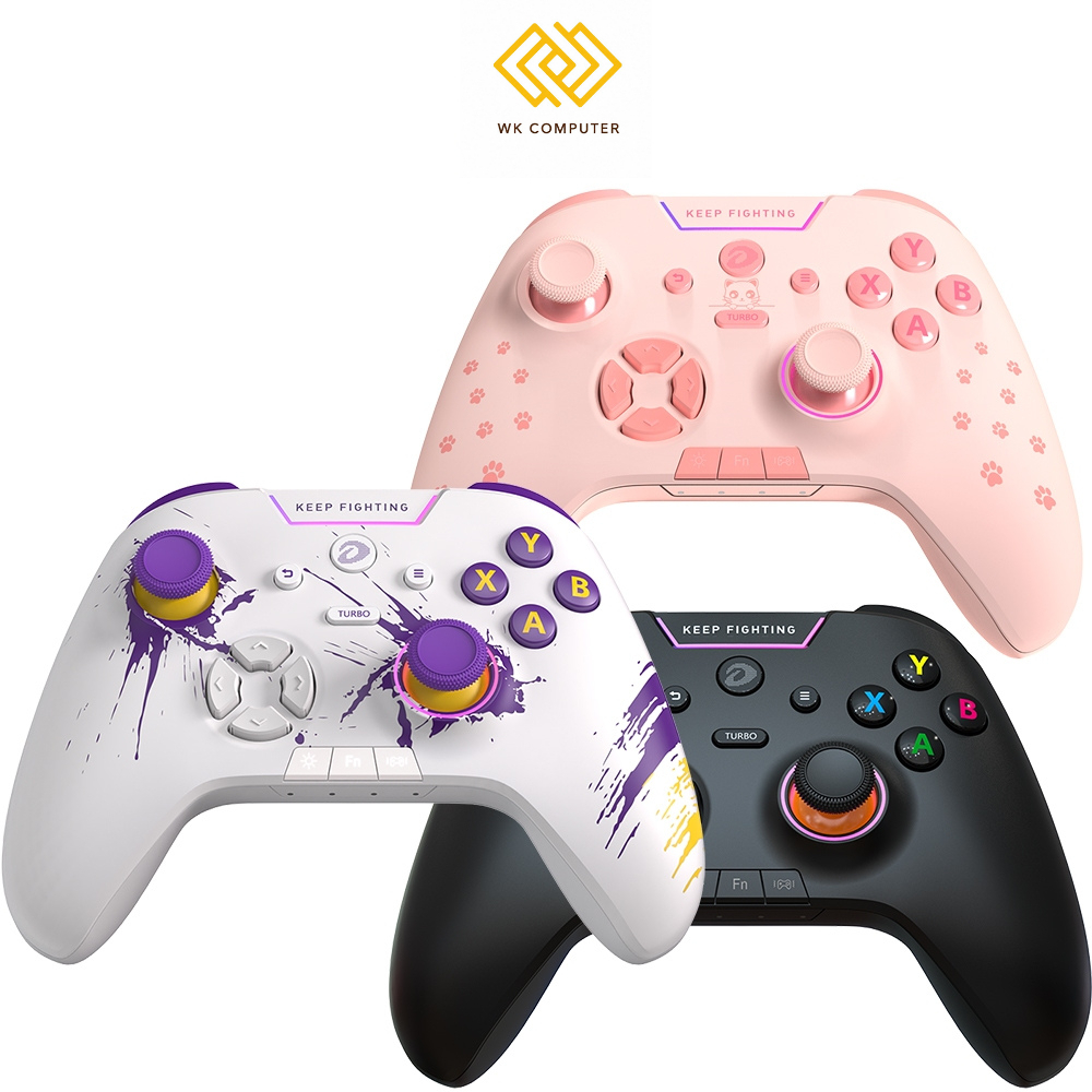 Tay Cầm Chơi Game Dareu H105 Wireless | Bluetooth | Cắm dây (Chính Hãng,, BH 12 Tháng)