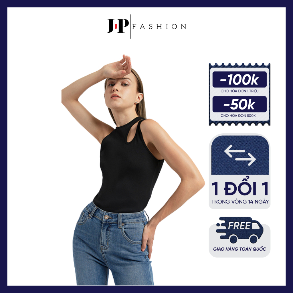 Áo thun ba lỗ J-P Fashion cắt xẻ táo bạo 10107364