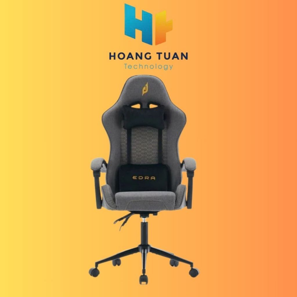 Ghế Gaming Chair EGC236 Citizen Fabric xám chính hãng chất liệu Fabric cao cấp khung đỡ thép, bệ đỡ 