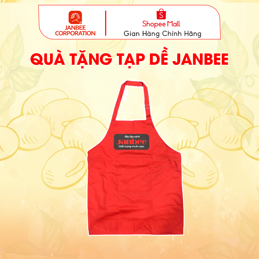 [Hàng Tặng Không Bán] Quà Tặng khi mua dầu đậu nành Janbee - Tạp dề Janbee