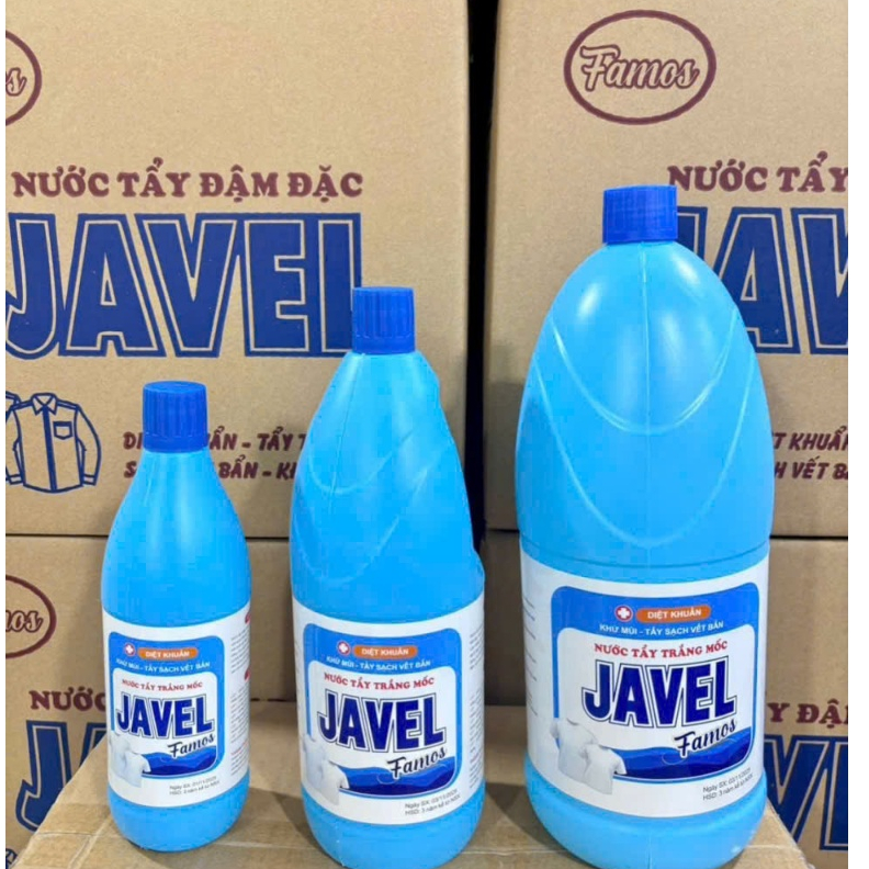 Javel - Nước Clorine Javel Famos cho vệ sinh và khử khuẩn.  combo 2 chai 45K