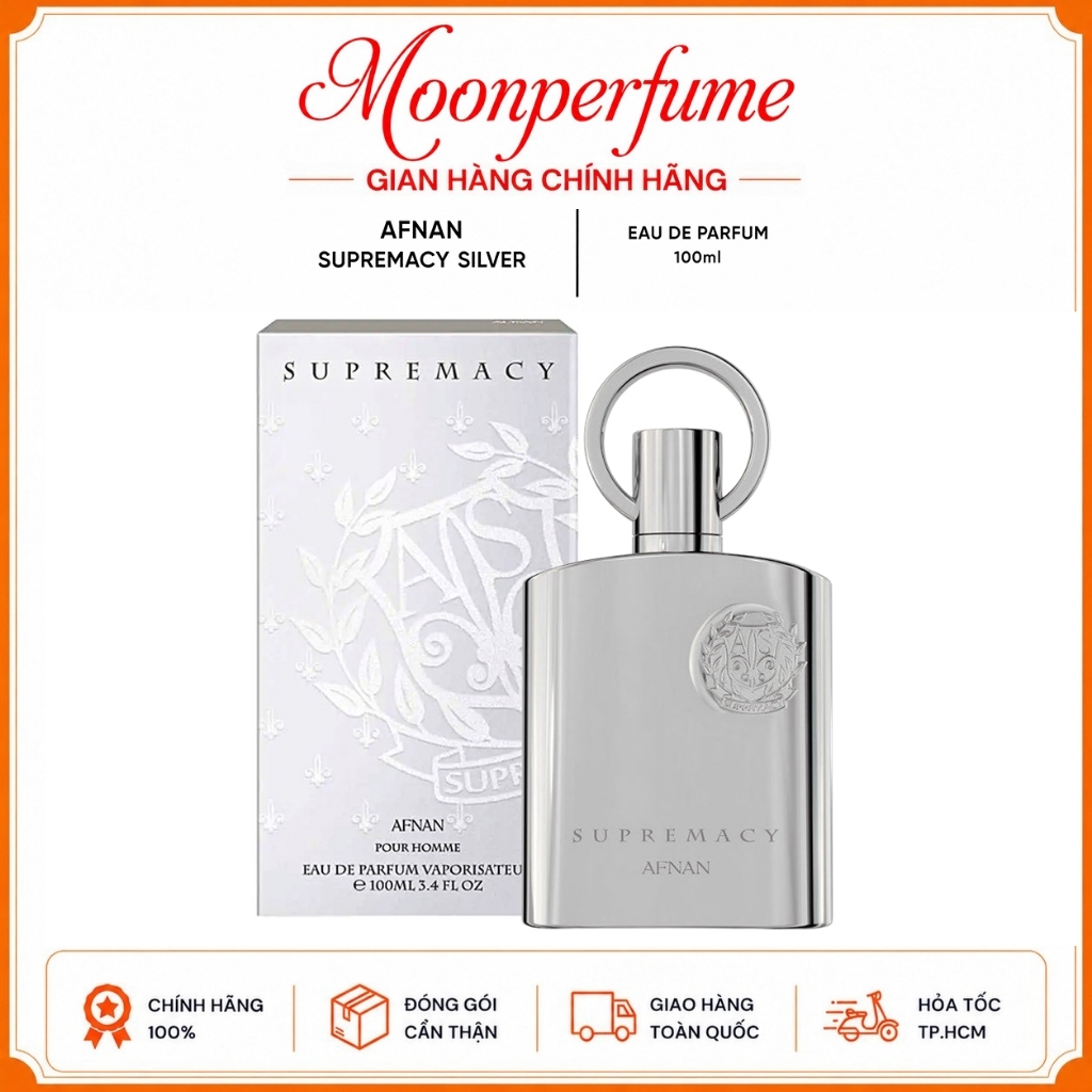 Nước hoa Nam Afnan Silver fullseal