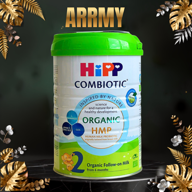 HiPP số 02 Organic 800g - HiPP Combiotic Công thức Cho Bé, Combo 2-3-4 lon Hipp Organic s2
