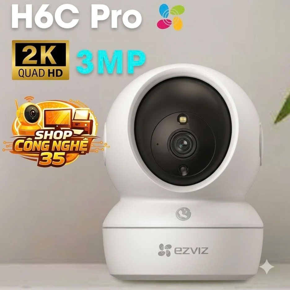 Camera WiFi quay quét EZVIZ H6c Pro 2K 3MP