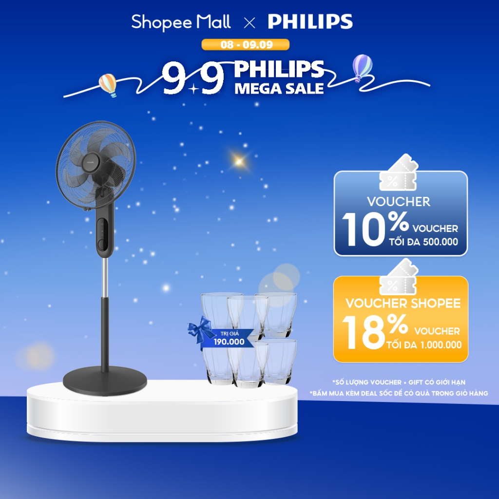 Quạt Đứng Philips CX1520/01 - Hàng Chính Hãng