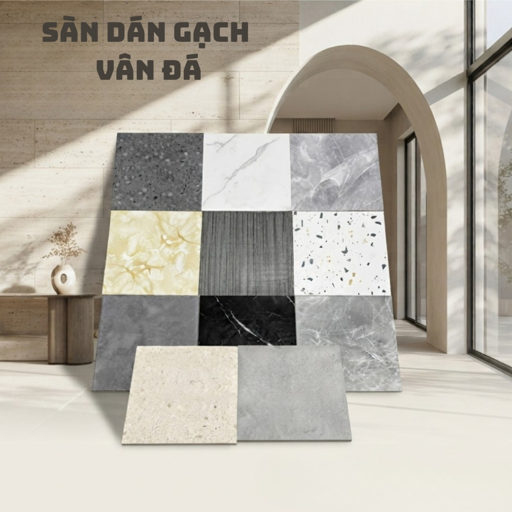 Sàn nhựa vân đá
