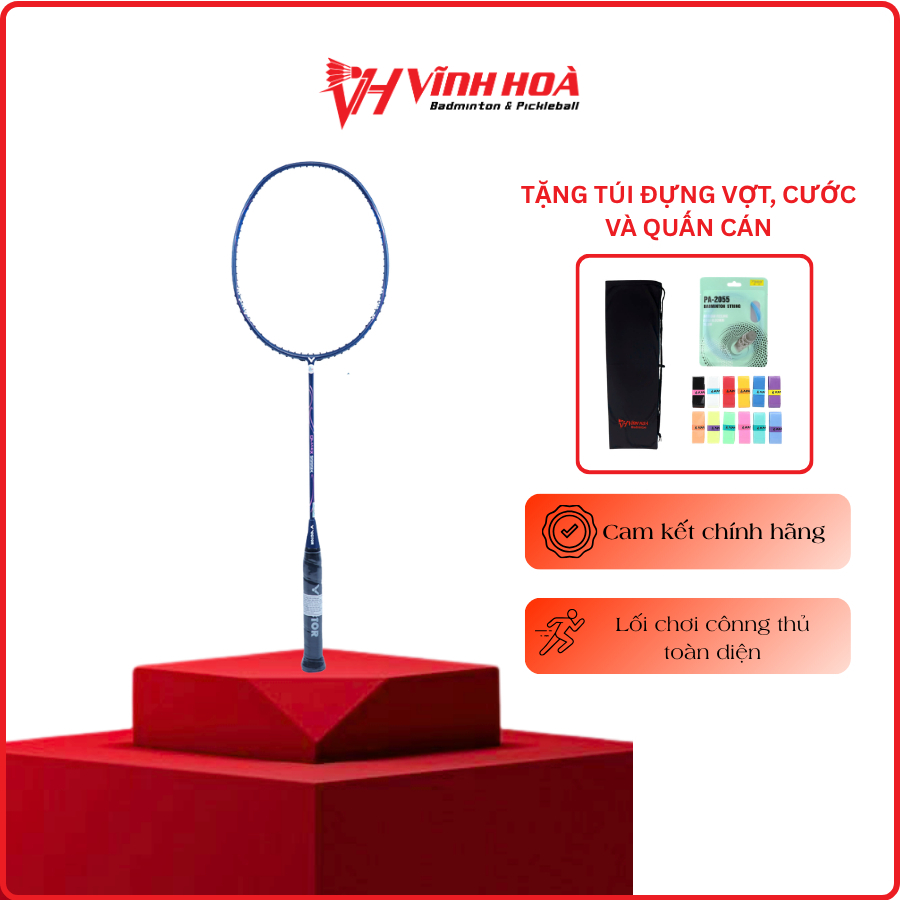 [MUA 1 TẶNG 3] Vợt Cầu Lông VICTOR Drive 9999X - Công Thủ Toàn Diện - Chính Hãng