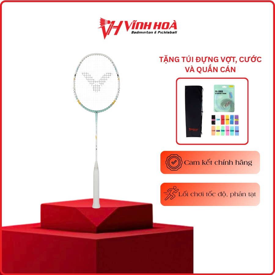 [MUA 1 TẶNG 3] Vợt Cầu Lông Victor Auraspeed 8000 - Lối Chơi Tốc Độ, Phản Tạt - Chính Hãng