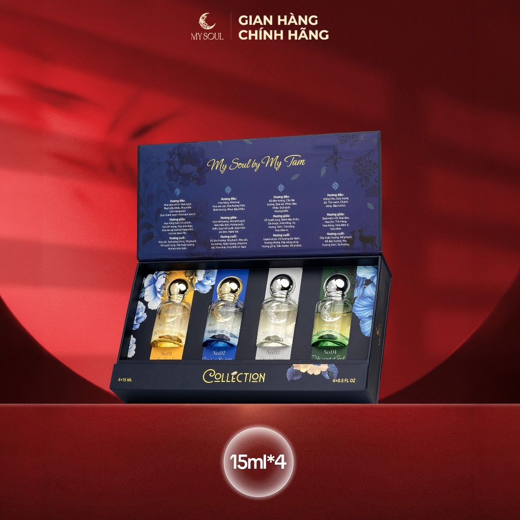 Set Nước Hoa My Soul - Scent Journey Collection 4x15ml