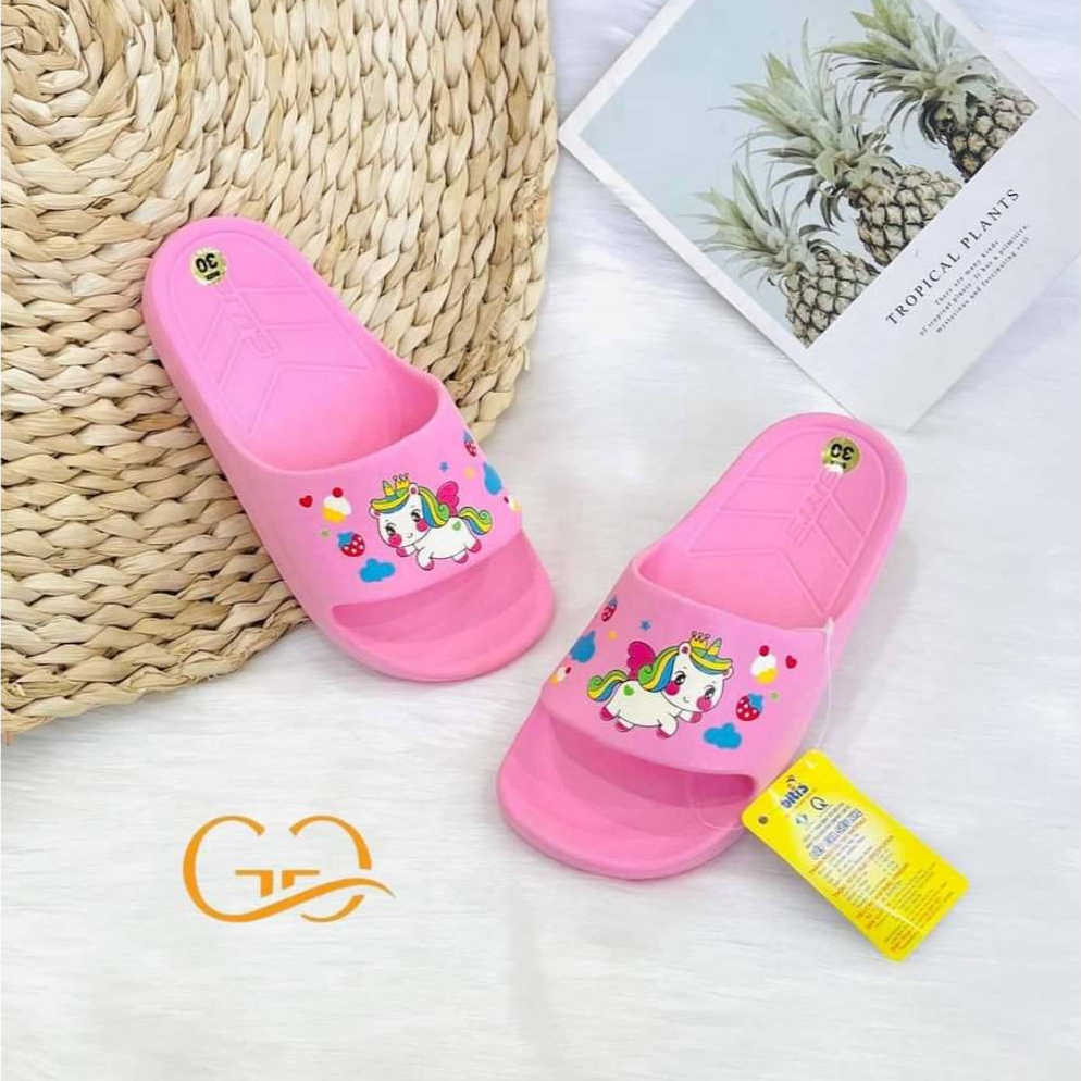 DÉP LÊ QUAI NGANG XỐP BÉ GÁI HỌA TIẾT ĐÁNG YÊU BITIS DXB119022 - BITIS