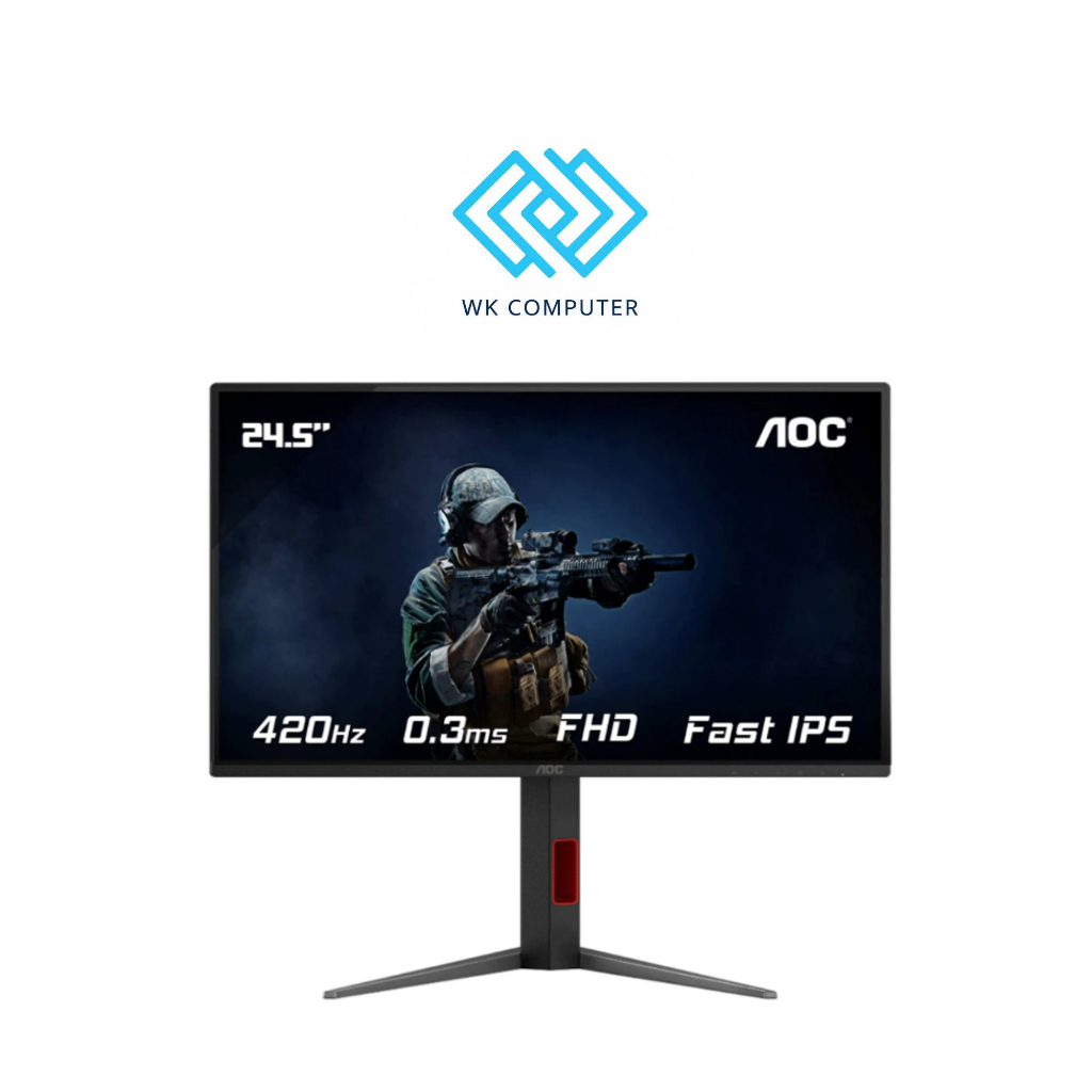 Màn hình Gaming AOC 25G4K | 25 inch, FHD, 420Hz, IPS Mới, Bảo Hành 36 Tháng