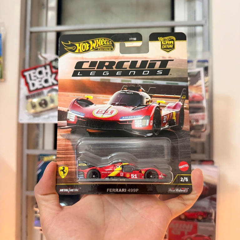 Xe mô hình đồ chơi Hotwheels Premium Ferrari★499p Premium [NEW CARD]