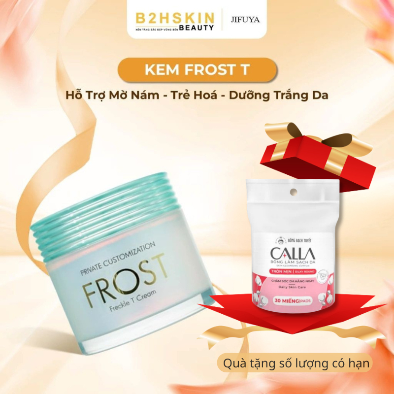 Kem Hỗ Trợ Cải Thiện Sắc Tố Freckle T Cream JIFUYA 30g - Dưỡng Da Trẻ Hoá, Đều Màu - Kem Frost T