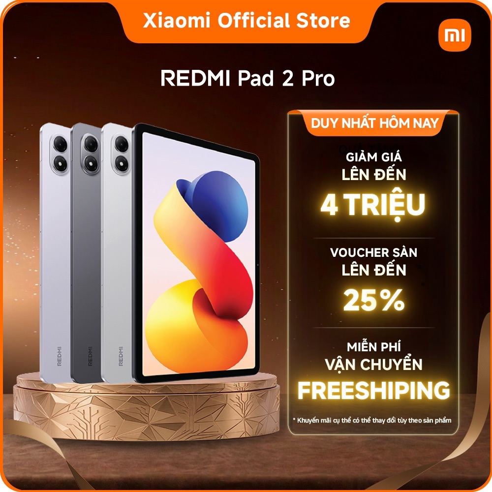 Xiaomi REDMI Pad 2 Pro | Màn hình 2.5K 12,1" sắc nét | Hình ảnh mượt mà với tần số quét lên đến 120H