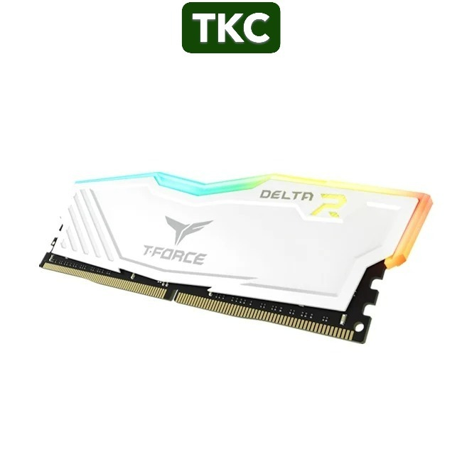 RAM DDR4 TeamGroup T-Force Delta White RGB 8G/3200 New Chính Hãng