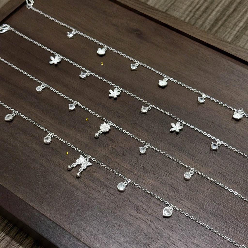 Lắc chân nữ bạc ta cá mẫu mới xinh