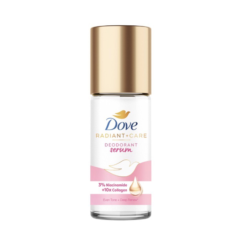 Lăn Khử Mùi Dove 3% Niacinamide 10x Collagen Dưỡng Sáng Da 45ml