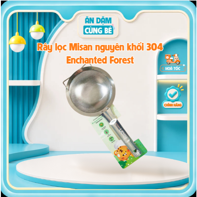 Rây lọc nguyên khối 304 Enchanted Forest, nhãn hiệu Misan