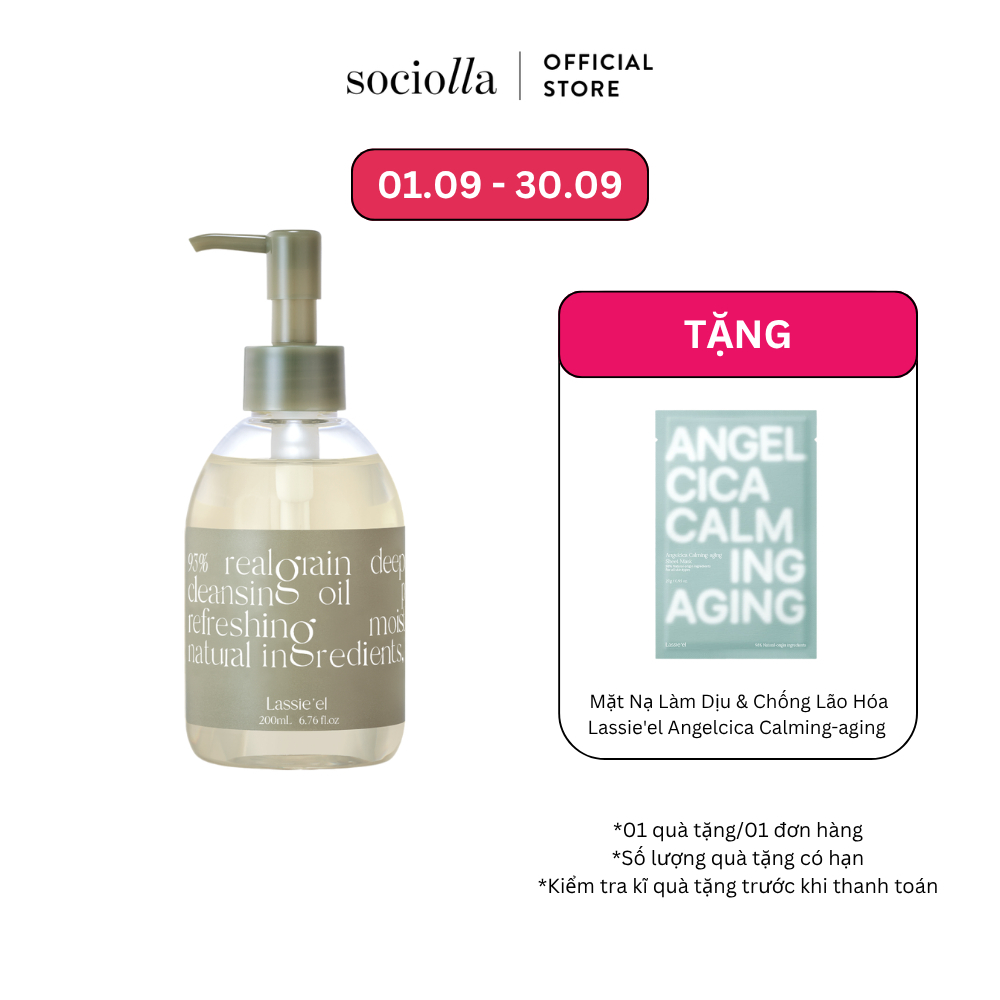 Dầu Tẩy Trang Làm Sạch Sâu Lassie'el Grain Cleansing Oil