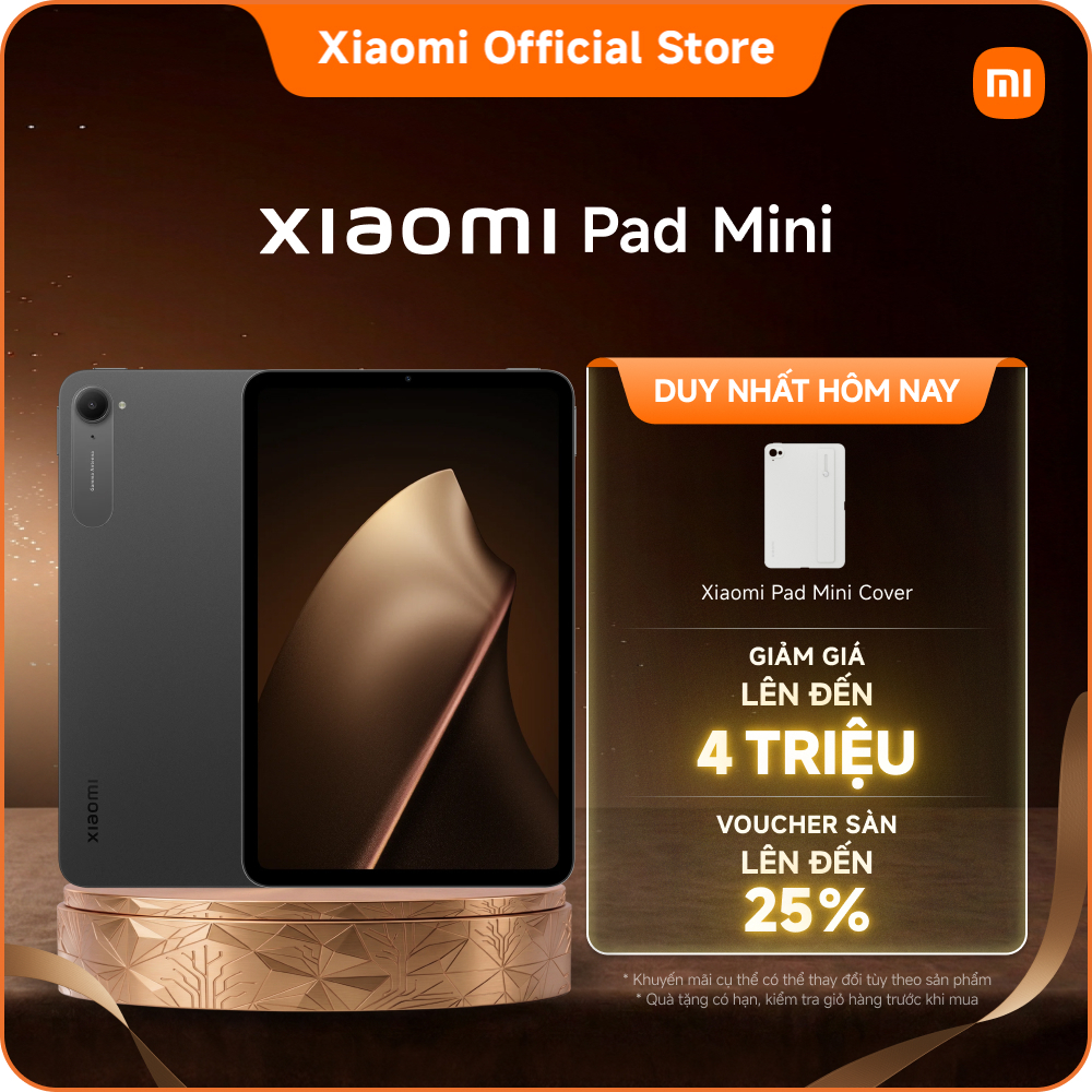 Xiaomi Pad Mini (8+256GB)｜Thiết kế 8,8" để cầm bằng một tay｜Cân bằng tính di động và hiệu suất｜Xiaom